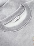 Grey Logo Embroidery Relaxed Fleece Jumper  Women