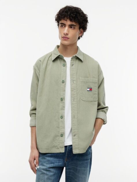 Πράσινο Φαρδύ Overshirt  Άνδρες