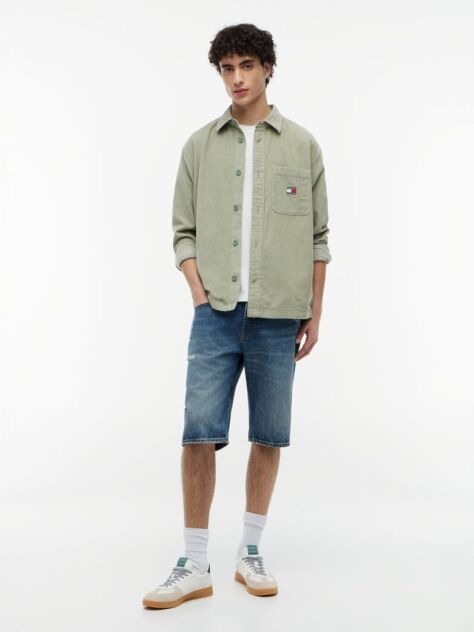 Πράσινο Φαρδύ Overshirt  Άνδρες
