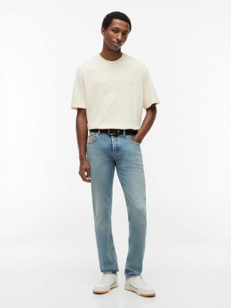 Denim Scanton Vintage Τζιν Με Ξεθωριασμένο Εφέ Σε Στενή Γραμμή  Άνδρες