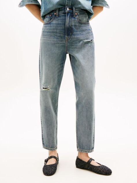 Denim Ultra Ψηλόμεσο Mom Τζιν Σε Tapered Γραμμή  Γυναίκες