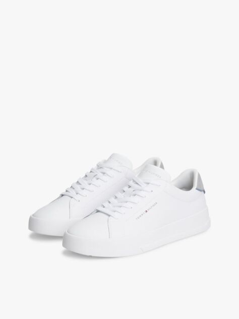 Άσπρο Sneakers Με Ανάγλυφο Φινίρισμα  Άνδρες