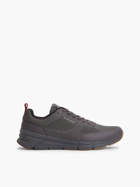 Γκρι Πλεκτά Sneakers Με Λογότυπο  Άνδρες