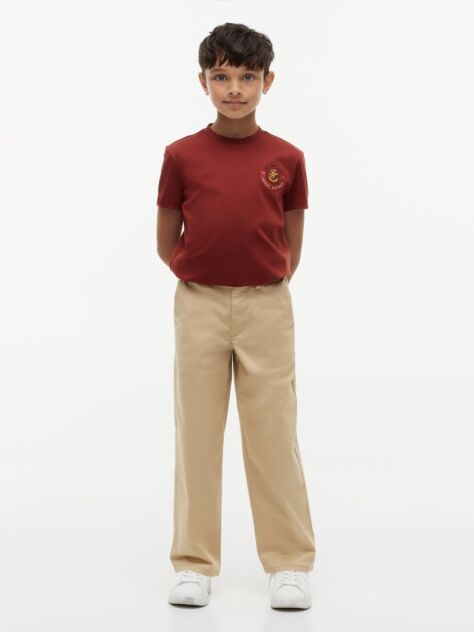 Red Shield Logo Appliqué T-Shirt  Boys
