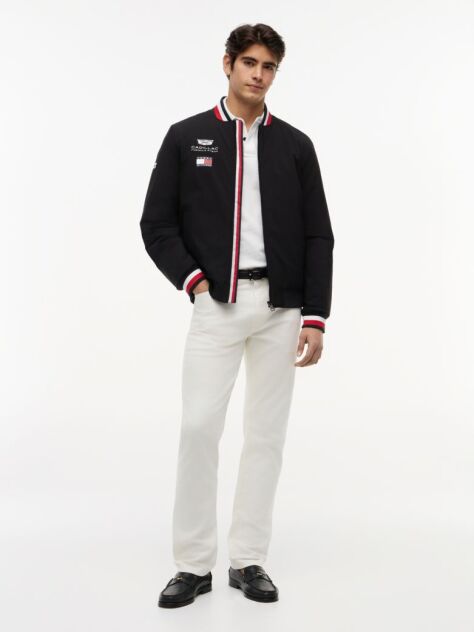 Black TH x Cadillac Formula 1® Team Varsity Jacket  Unisex