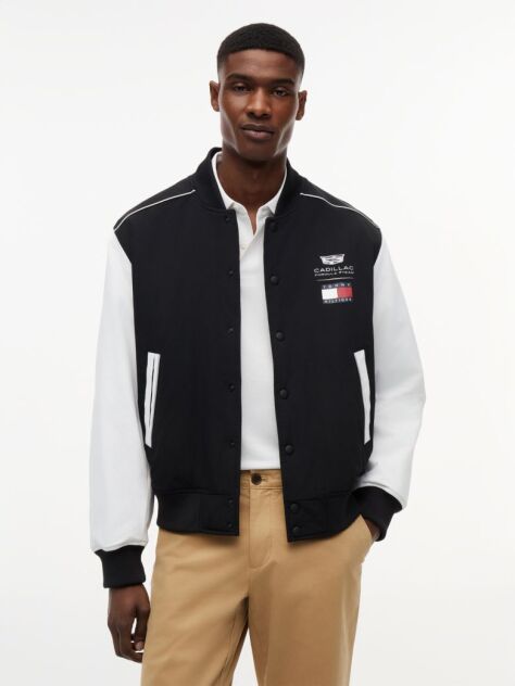 Multi TH x Cadillac Formula 1® Team Back Logo Varsity Jacket  Unisex