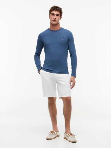 Blue Extra Slim Fit Long Sleeve T-Shirt  Men