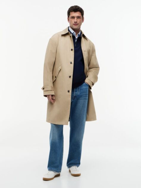 Μπεζ Καμπαρντίνα New York Carcoat  Άνδρες