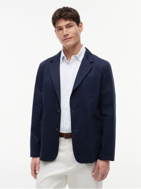 Blue New York Label Boxy Fit Blazer  Men