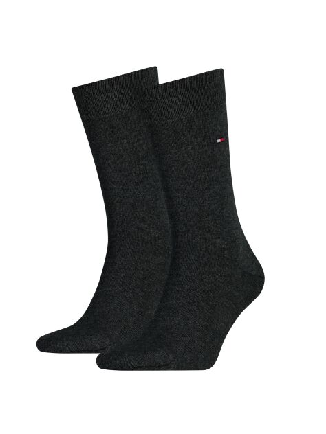 Grey 2-Pack Cotton Blend Socks  Men
