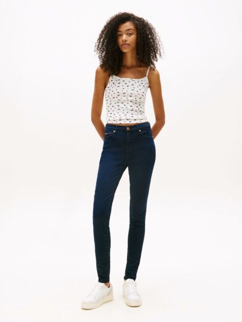Μπλε Nora Τζιν Σε Skinny Γραμμή Με Κανονική Μέση  Γυναίκες