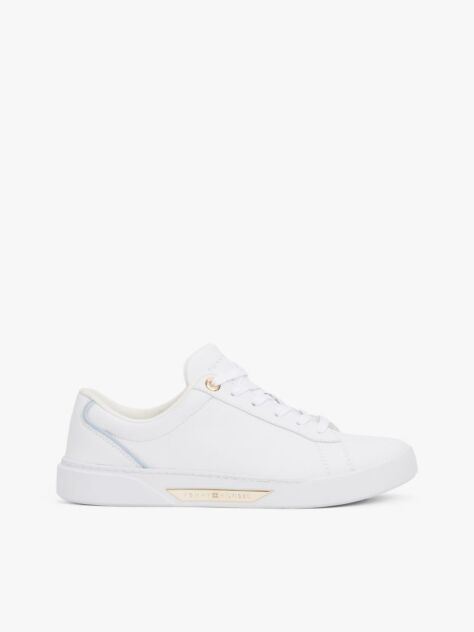 Άσπρο Δερμάτινα Sneakers  Γυναίκες