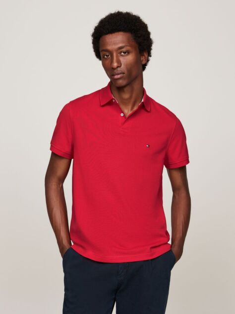 Red 1985 Organic Cotton Regular Fit Polo  Men