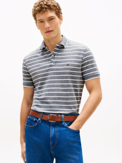 Multi Regular Fit Linen Polo Shirt  Men