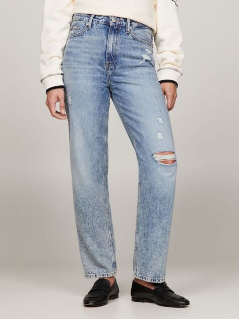 Denim Ψηλόμεσο Τζιν Σε Ίσια Γραμμή  Γυναίκες