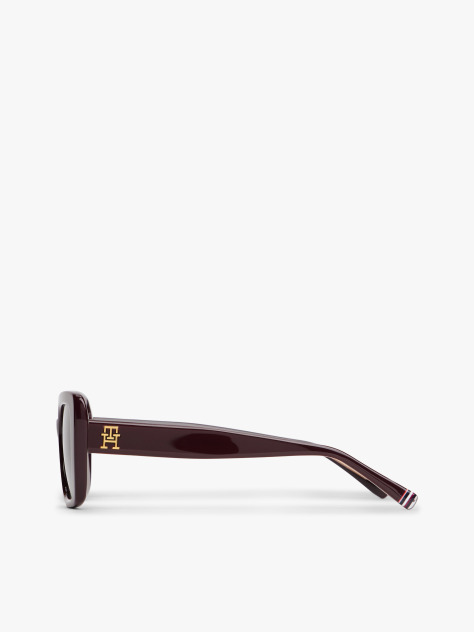 Red TH Monogram Polarised Cat Eye Sunglasses  Women