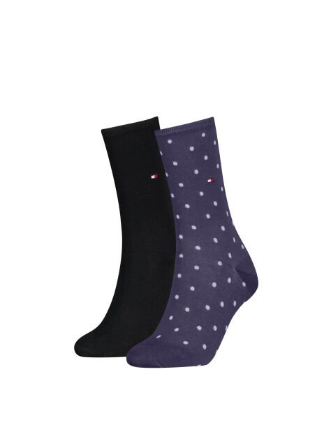 Blue Tommy Hilfiger Dot Women's Socks (2 pack)  Women