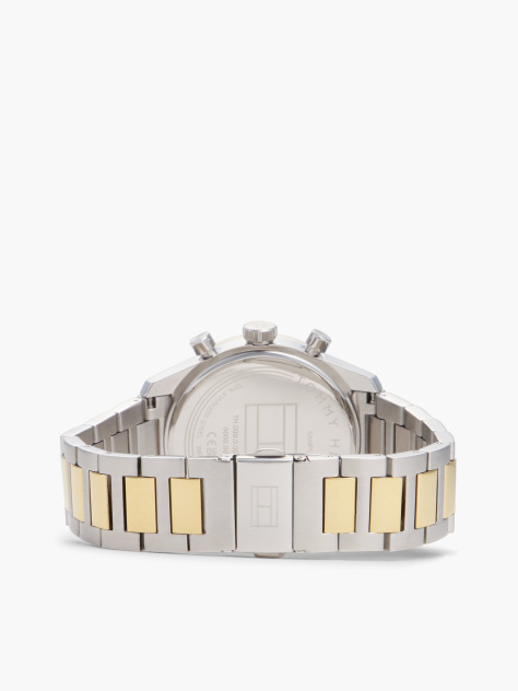 Green Green Dial Gold-Plated Two-Tone Chronograph Watch  Men