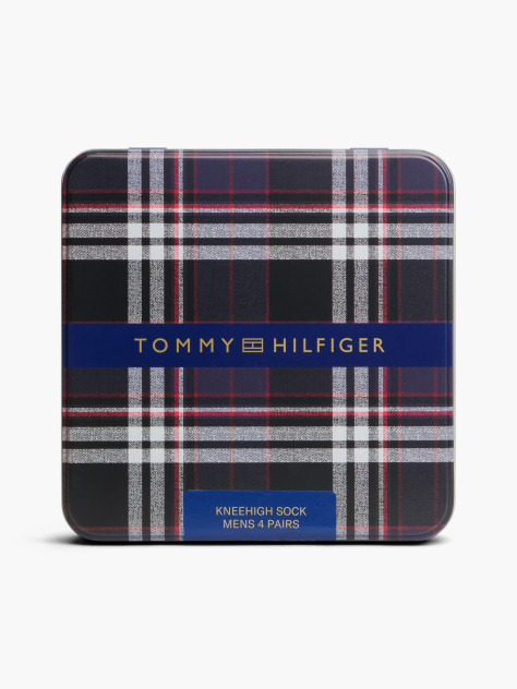 Blue Tommy Hilfiger Men's Classic Socks 4 Pack  Men
