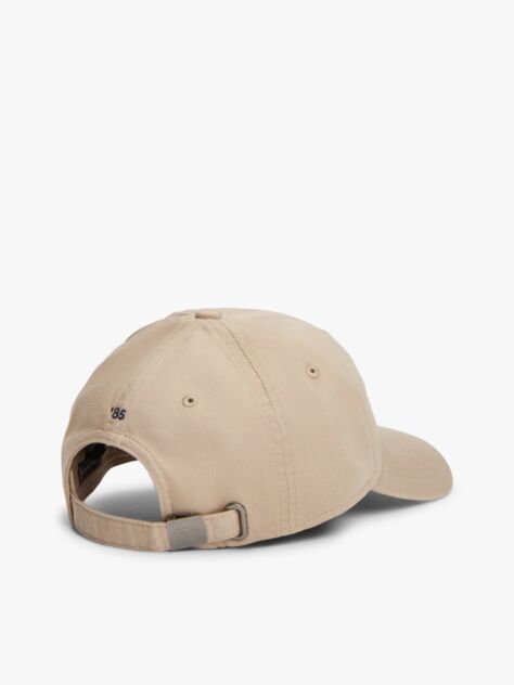 Beige Hilfiger Flag Embroidery Baseball Cap  Men