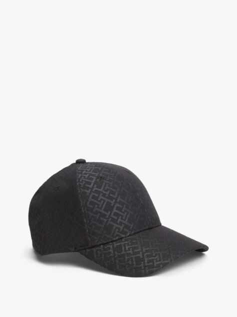 Μαύρο TH Monogram Καπέλο Baseball  Γυναίκες