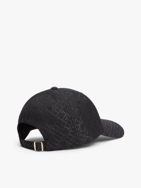 Μαύρο TH Monogram Καπέλο Baseball  Γυναίκες