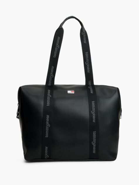 Μαύρο Essential Τσάντα Tote Με Επαναλαμβανόμενο Μοτίβο  Γυναίκες