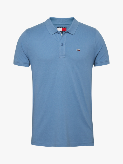 Blue Slim Fit Polo  Men