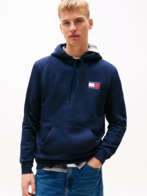Μπλε Hoody Με Λογότυπο  Άνδρες