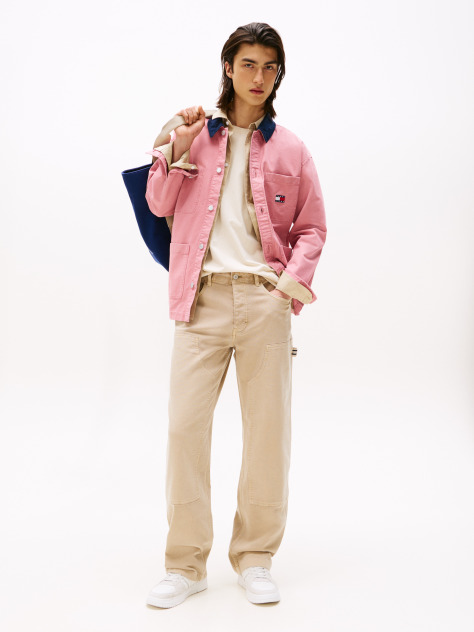 Beige Jaime Loose Carpenter Trousers  Men