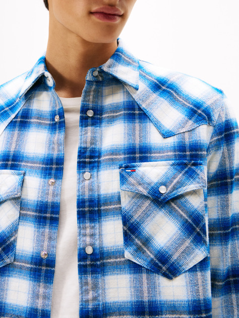 Multi Regular Fit Flannel Check Western Shirt  Men