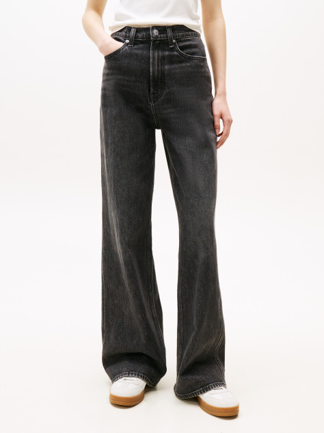 Denim Claire Μαύρο Τζιν Σε Φαρδιά Γραμμή  Γυναίκες