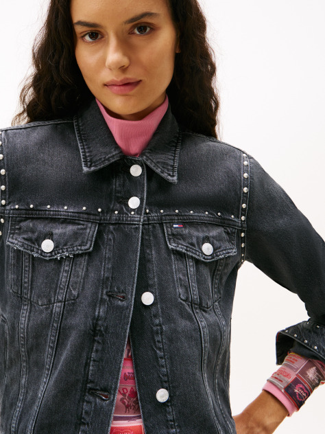 Denim Denim Trucker Τζάκετ Με Καρφιά  Γυναίκες