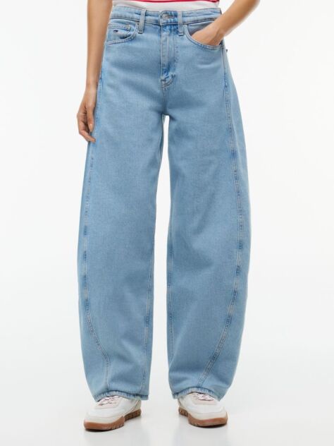 Denim Τζιν Σε Γραμμή Barrel Με Λοξή Ραφή  Γυναίκες