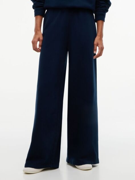 Blue Wide Leg Joggers  Women