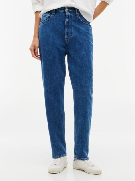 Denim Mom High Rise Tapered Jeans  Women