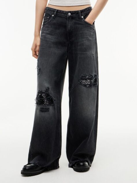 Denim Daisy Χαμηλόμεσο Τζιν Σε Άνετη Γραμμή  Γυναίκες