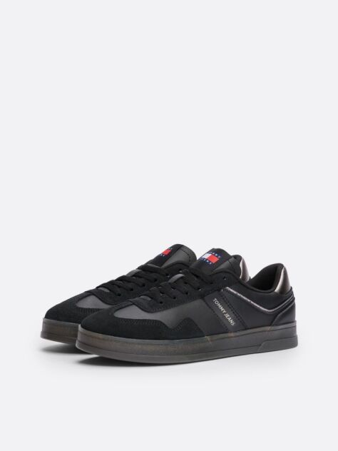 Μαύρο The Greenwich Δερμάτινα Sneakers Με Λογότυπο  Γυναίκες