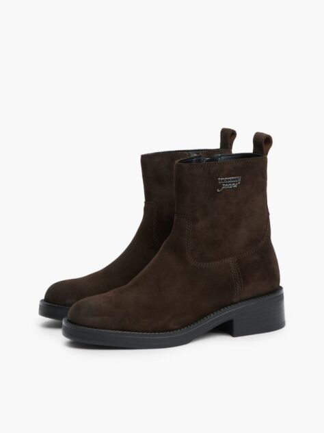 Brown Suede Soft Outsole Chelsea Boots  Women