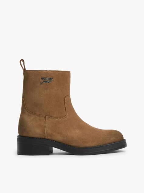 Khaki Suede Soft Outsole Chelsea Boots  Women