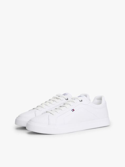 Άσπρο Δερμάτινα Sneakers  Άνδρες