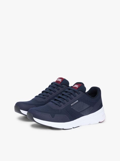 Μπλε Πλεκτά Sneakers Με Signature Λεπτομέρειες  Άνδρες