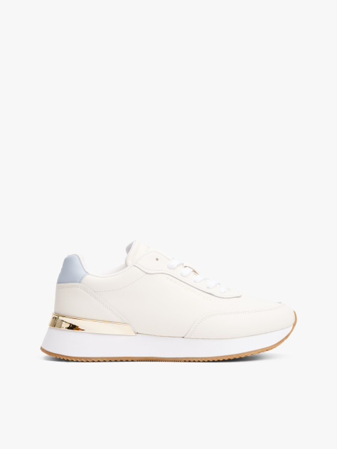 Multi Δερμάτινα Sneakers Με Χρυσές Λεπτομέρειες  Γυναίκες