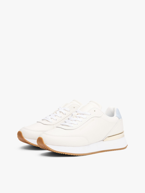 Multi Δερμάτινα Sneakers Με Χρυσές Λεπτομέρειες  Γυναίκες