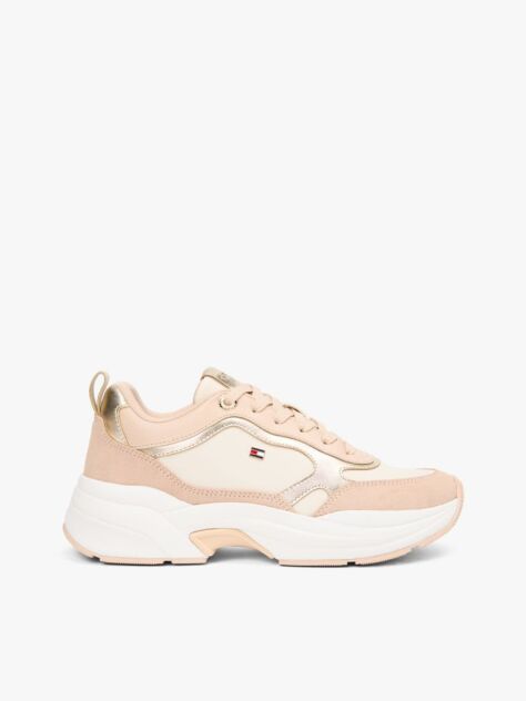 Multi Δερμάτινα Sneakers Με Chunky Σόλα  Γυναίκες