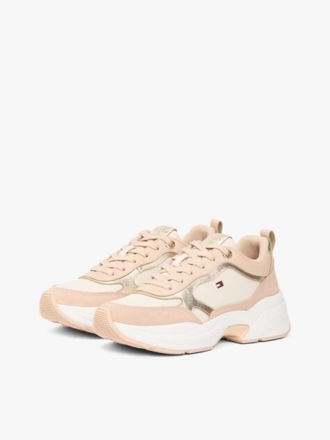 Multi Δερμάτινα Sneakers Με Chunky Σόλα  Γυναίκες