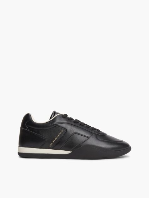 Μαύρο Δερμάτινα Vintage Sneakers  Γυναίκες