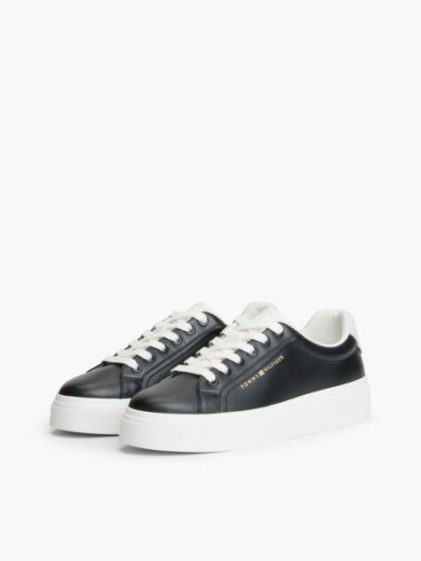 Multi TH Monogram Δερμάτινα Sneakers Σε Στιλ Πλατφόρμας  Γυναίκες