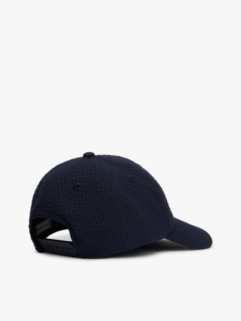 Μπλε Καπέλο Baseball Από Seersucker Με Wavy Σημαιάκι  Παιδί Unisex