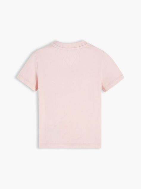 Ροζ T-Shirt Με Λογότυπο Και Κλασική Λαιμόκοψη  Βρεφικά